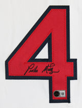 Pedro Martinez Authentic Signed White Pro Style Jersey Autographed BAS Witnessed