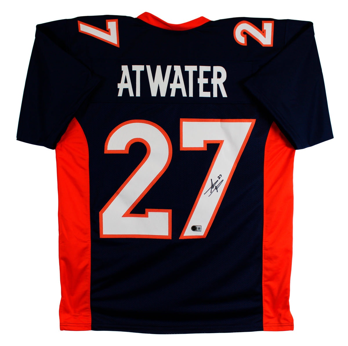 Steve Atwater Authentic Signed Navy Pro Style Jersey Autographed BAS Witnessed 2