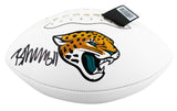 Jaguars Brian Thomas Jr. Signed White Panel Logo Football W/ Case Fanatics