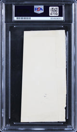 Yankees Babe Ruth "Sincerely" Signed 2.35x5 Cut Signature Auto 9! PSA Slabbed