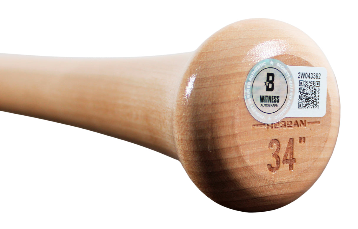 Padres Ian Kinsler Signed Blonde Rawlings Adirondack Baseball Bat BAS #2W043362