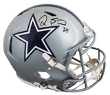 Cowboys Dez Bryant Signed Full Size Speed Proline Helmet W/ Case BAS Witnessed