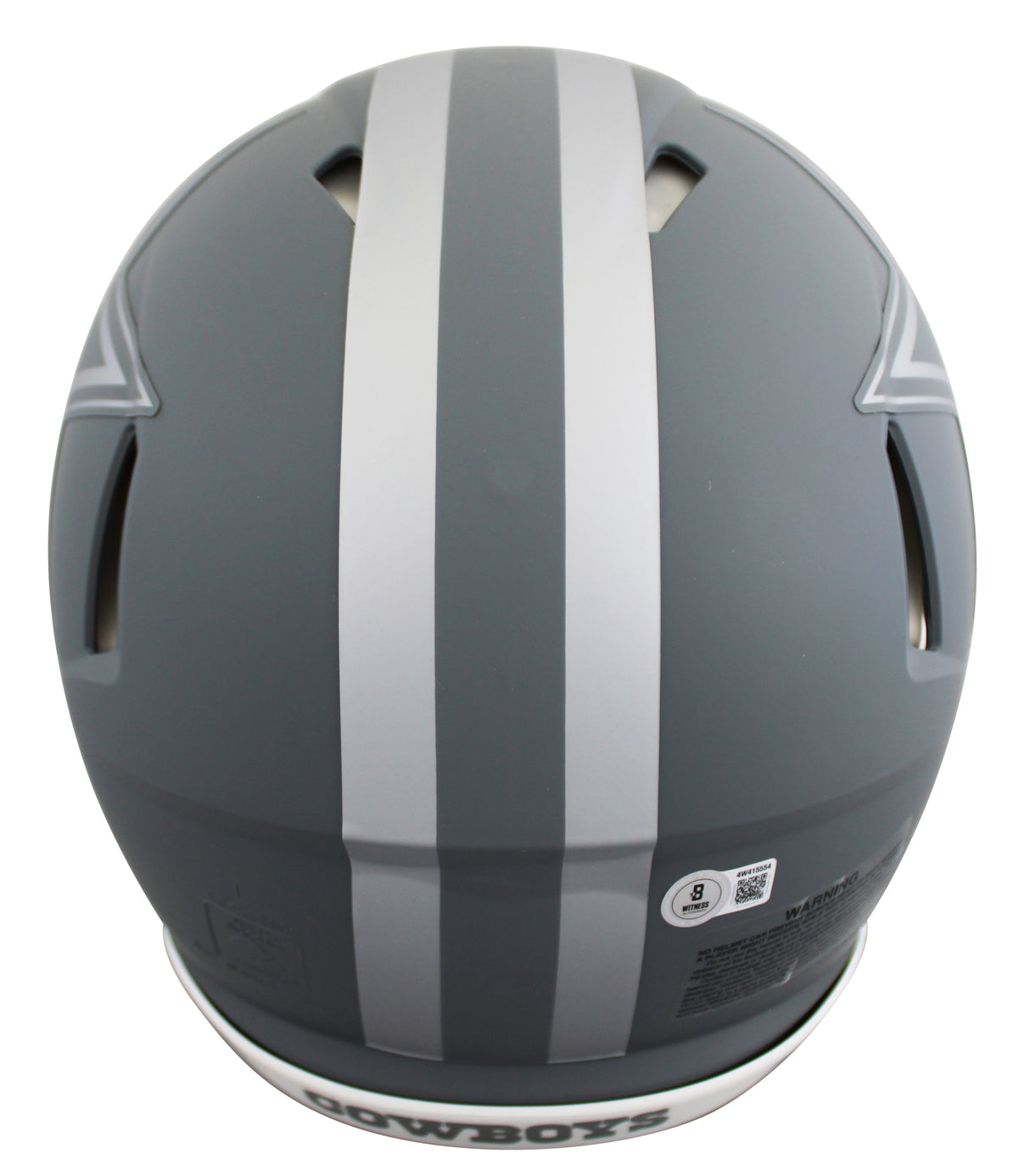 Cowboys Dez Bryant Signed Slate Full Size Speed Proline Helmet W/ Case BAS Wit