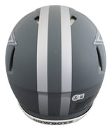 Cowboys Dez Bryant Signed Slate Full Size Speed Proline Helmet W/ Case BAS Wit