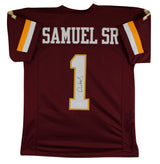 Deebo Samuel Authentic Signed Maroon Pro Style Jersey Autographed JSA