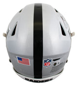 Raiders Bo Jackson Signed Riddell Speed Flex Full Size Helmet BAS Witnessed