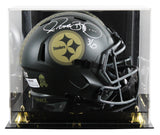 Steelers Jerome Bettis Signed STS IV Full Size Speed Rep Helmet W/ Case BAS Wit