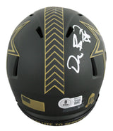 Cowboys Dez Bryant Signed Salute to Service IV Speed Mini Helmet BAS Witnessed
