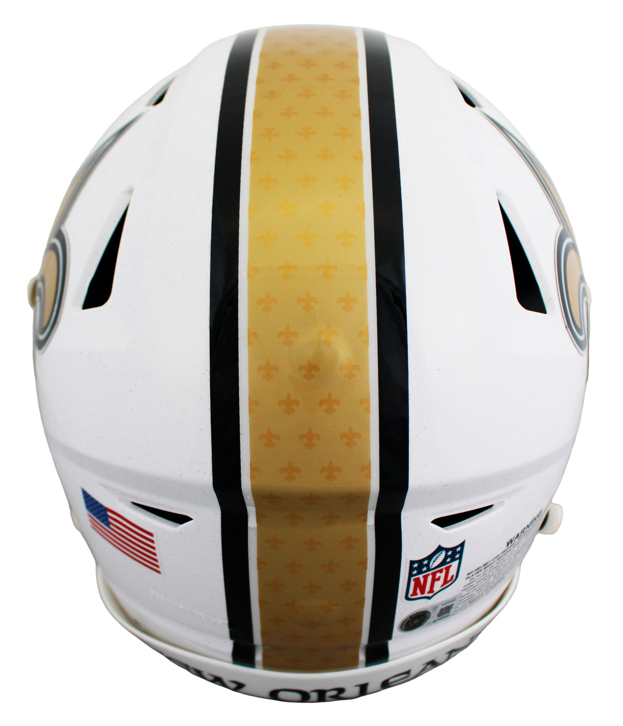 Saints Drew Brees Signed 2025 On-Field Alt Speed Flex Full Size Helmet BAS Wit
