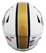 Saints Drew Brees Signed 2025 On-Field Alt Speed Flex Full Size Helmet BAS Wit