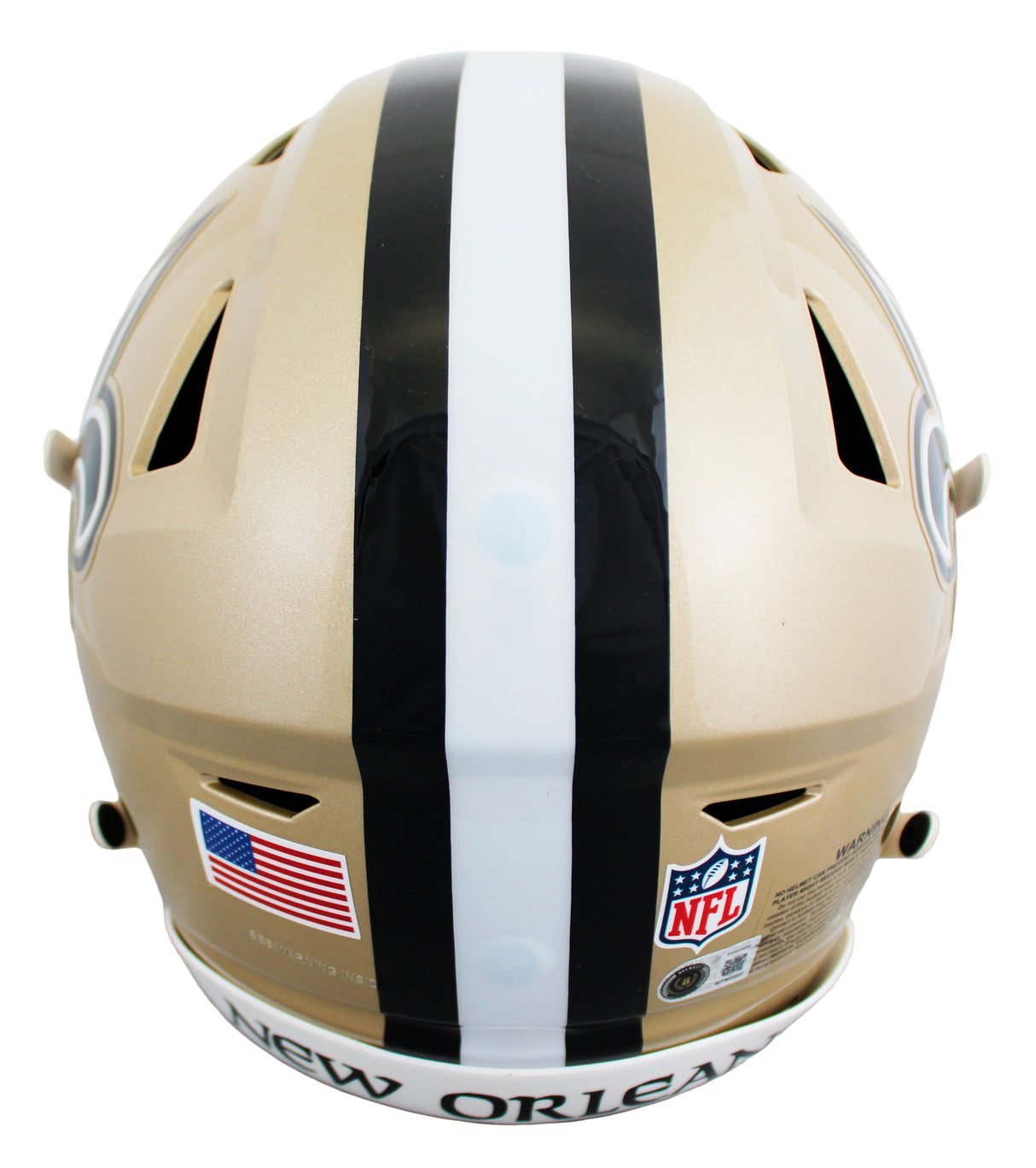Saints Drew Brees Signed Riddell Speed Flex Full Size Helmet BAS Witnessed