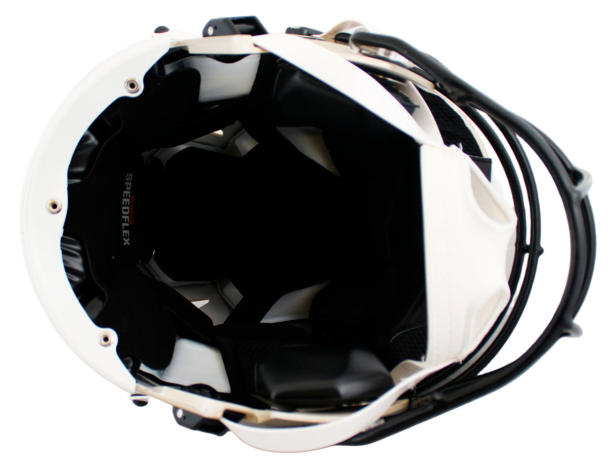Saints Drew Brees Signed Riddell Speed Flex Full Size Helmet BAS Witnessed