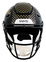 Saints Drew Brees Signed 2022 On-Field Alt Speed Flex Full Size Helmet BAS Wit