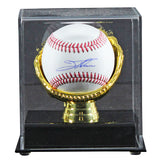 Indians Jim Thome Authentic Signed Manfred Oml Baseball W/ Case BAS Witnessed