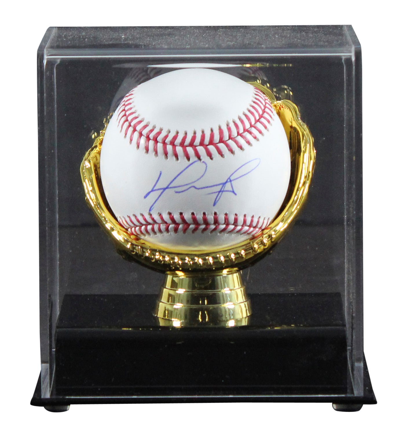 Red Sox David Ortiz Authentic Signed Oml Baseball W/ Case BAS Witnessed