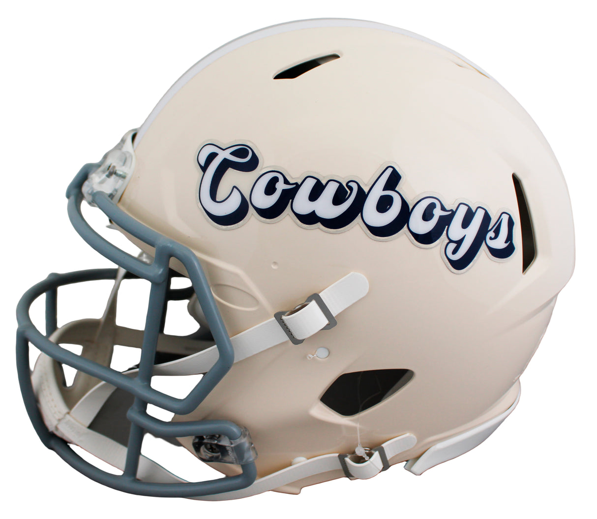 Cowboys Emmitt Smith Signed Retro Full Size Speed Proline Helmet W/ Case BAS Wit
