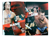 WWE Superstars (54) Rhodes, Kane, Sheamus, Mysterio Signed Official Program BAS