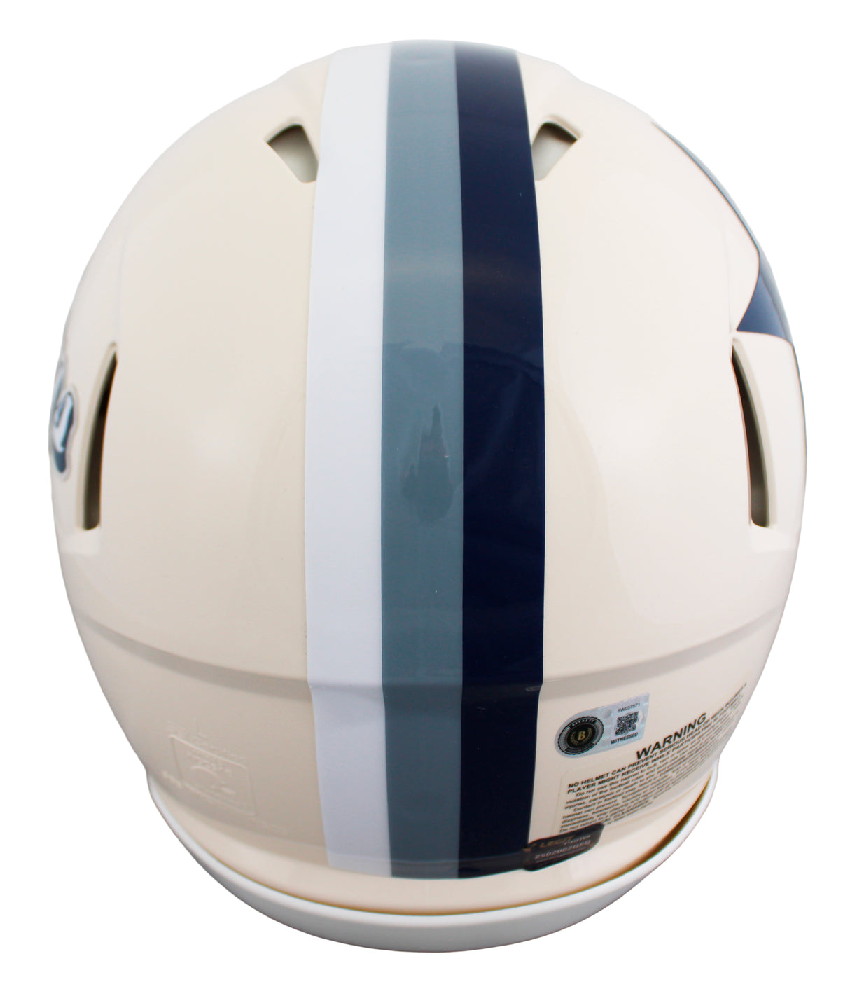 Cowboys Emmitt Smith Signed Retro Full Size Speed Proline Helmet W/ Case BAS Wit