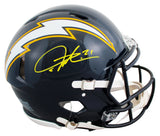 Chargers LaDainian Tomlinson Signed 1988-06 TB F/S Speed Proline Helmet BAS Wit