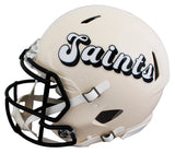 Saints Drew Brees Signed Retro Full Size Speed Proline Helmet BAS Witnessed