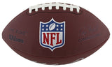 Vikings Adrian Peterson Signed Wilson Duke Replica Football W/ Case BAS Witness