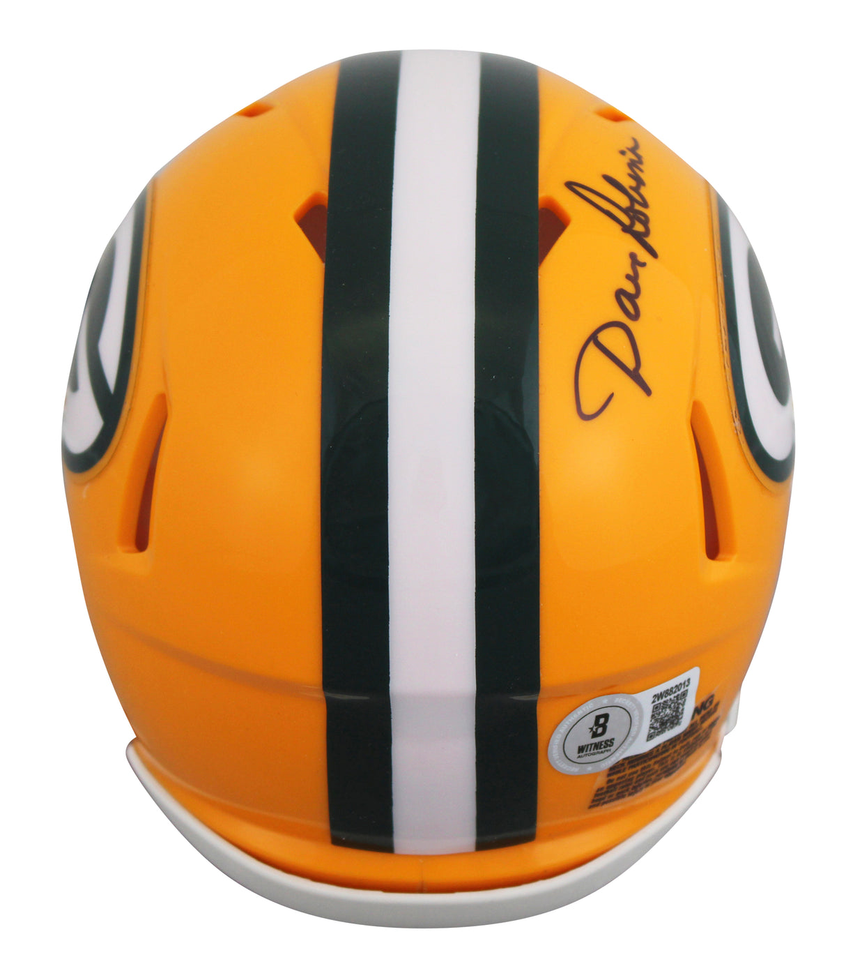 Packers Dave Robinson "HOF 2013" Authentic Signed Speed Mini Helmet BAS Wit