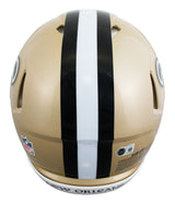 Saints Drew Brees Signed Full Size Speed Proline Helmet W/ Case BAS Witnessed