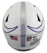 Vikings Justin Jefferson Signed 2024 On Field Alt Speed Flex F/S Helmet BAS Wit