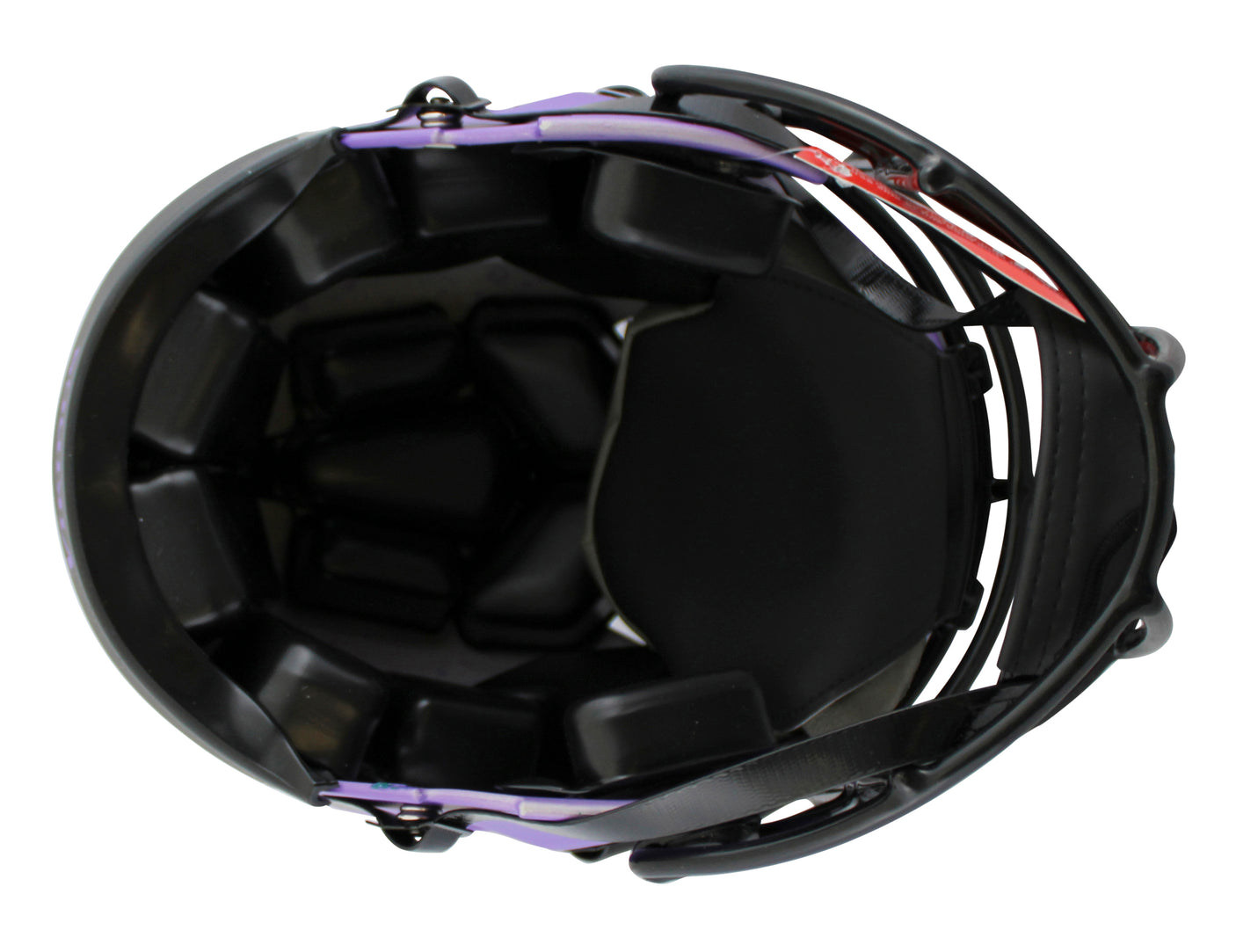 Vikings Justin Jefferson Signed Rave Full Size Speed Proline Helmet BAS Witness