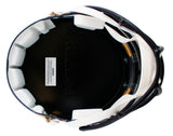 Rams Isaac Bruce & Torry Holt Signed 2000-16 TB Full Size Speed Rep Helmet BAS W