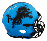 Lions Aidan Hutchinson Signed Rave Full Size Speed Proline Helmet W/ Case BAS W