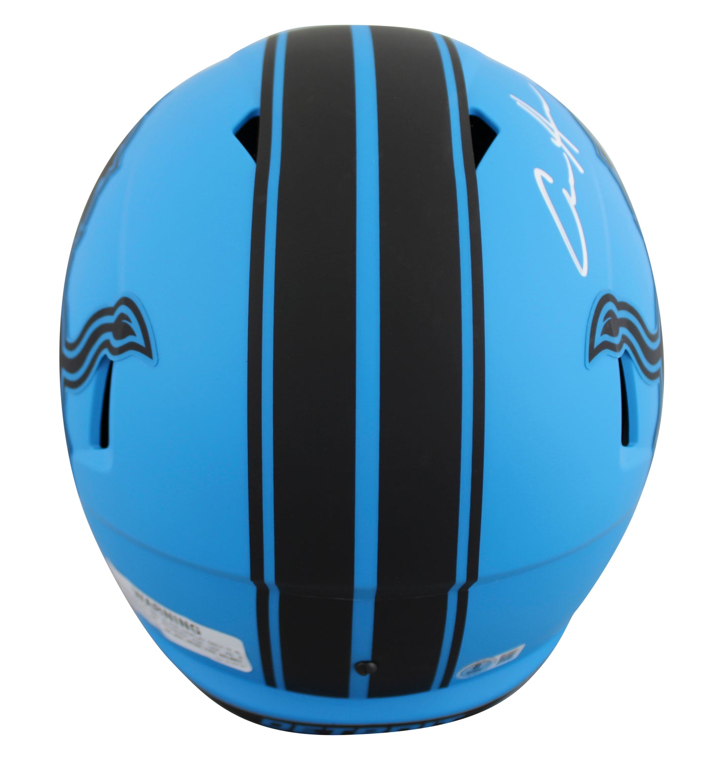 Lions Aidan Hutchinson Signed Rave Full Size Speed Rep Helmet BAS Witnessed