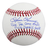 Yankees Goose Gossage "2x Insc" Authentic Signed Oml Baseball JSA Witnessed