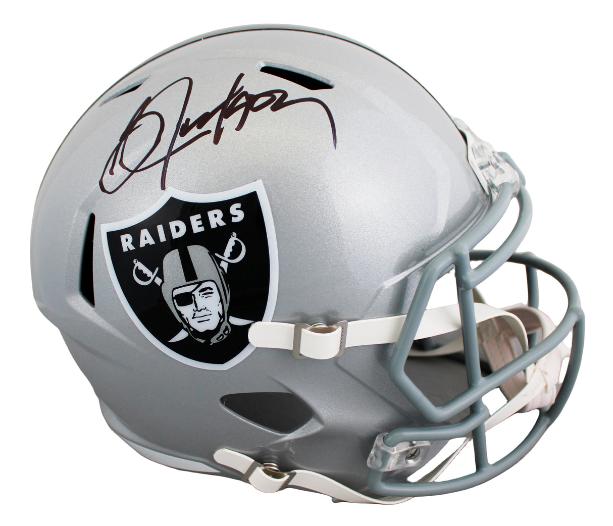 Raiders Bo Jackson Authentic Signed Full Size Speed Rep Helmet BAS Witnessed
