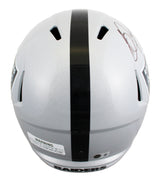 Raiders Bo Jackson Signed Full Size Speed Rep Helmet W/ Case BAS Witnessed