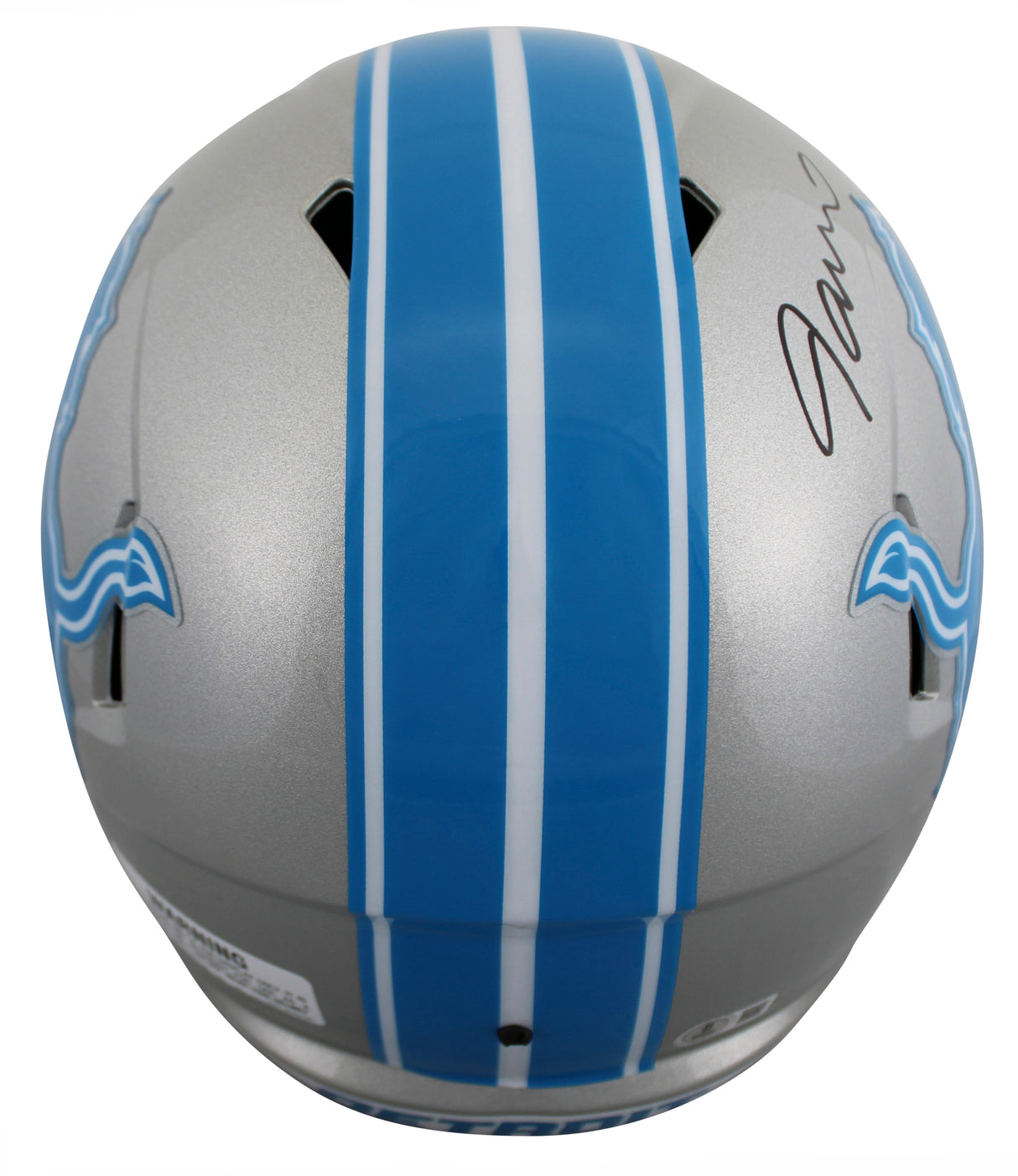 Lions Jameson Williams Signed 2024 Full Size Speed Rep Helmet W/ Case BAS Wit