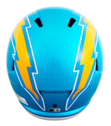 Chargers Antonio Gates Signed Flash Full Size Speed Rep Helmet W/ Case BAS Wit