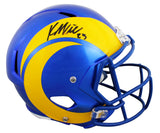 Rams Kyren Williams Signed Full Size Speed Rep Helmet BAS Witnessed #BM06166