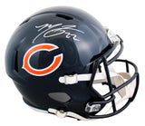Bears Matt Forte Signed Full Size Speed Rep Helmet W/ Case BAS Witnessed