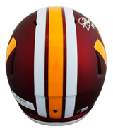 Joe Theismann Signed 2025 On-Field Alt Full Size Speed Rep Helmet W/ Case BAS W
