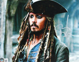 Johnny Depp & Orlando Bloom Pirates Of The Caribbean Signed Framed Display BAS