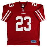 49ers Christian McCaffrey Signed Red Fanatics NFL Proline Jersey Fanatics