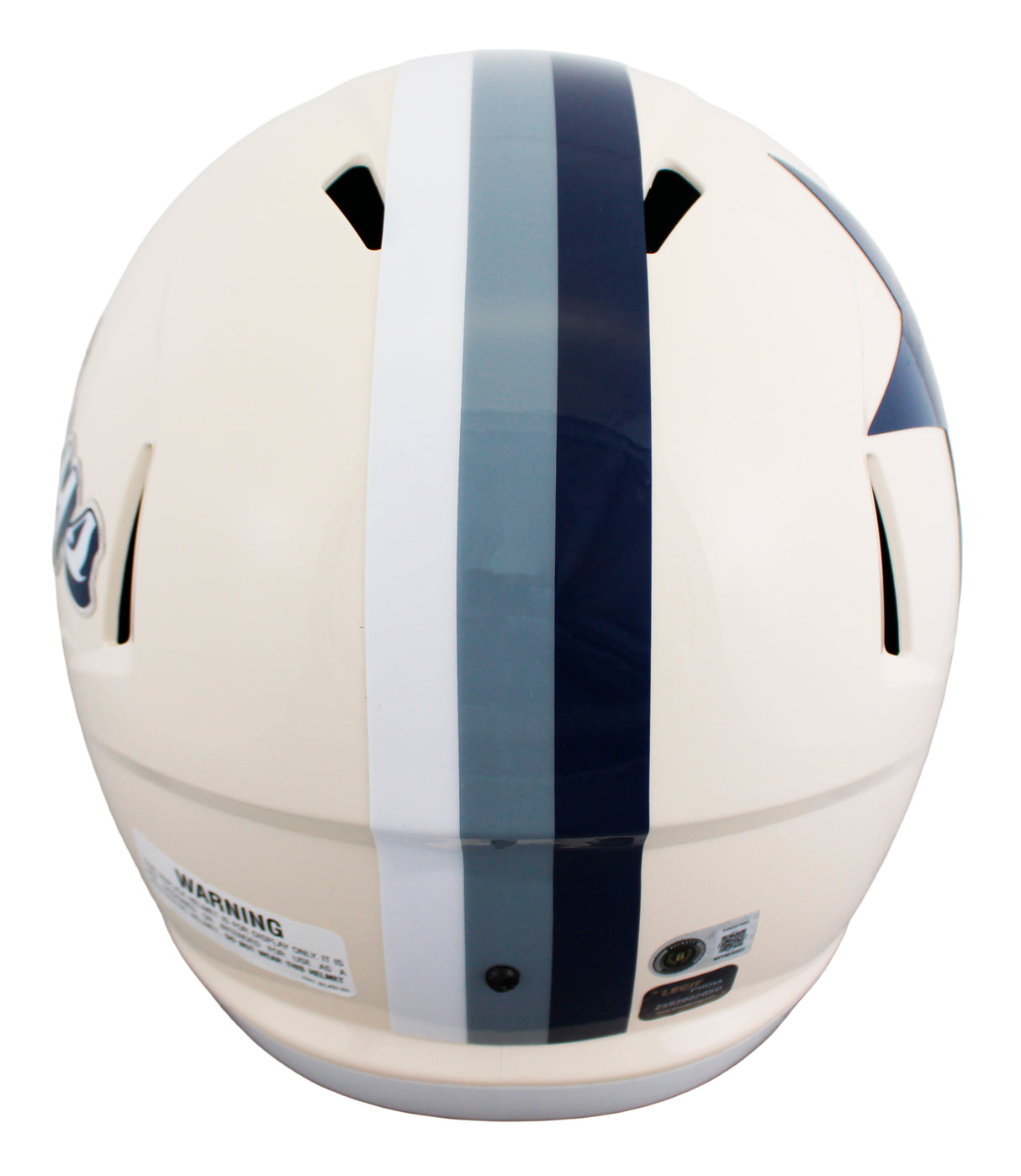 Cowboys Emmitt Smith Signed Retro Full Size Speed Rep Helmet BAS Witnessed