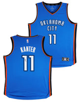 Thunder Enes Kanter Signed Blue Fanatics Swingman Jersey PSA/DNA #AK30573