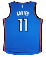 Thunder Enes Kanter Signed Blue Fanatics Swingman Jersey PSA/DNA #AK30573