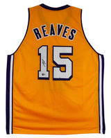 Austin Reaves Authentic Signed Yellow Pro Style Jersey BAS Witnessed 3