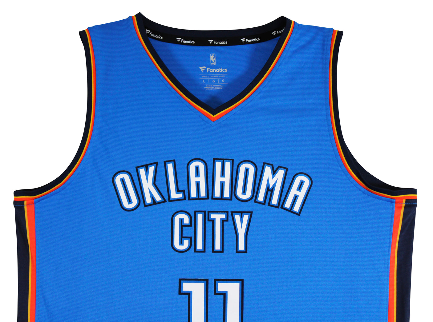 Thunder Enes Kanter Signed Blue Fanatics Swingman Jersey PSA/DNA #AK30573