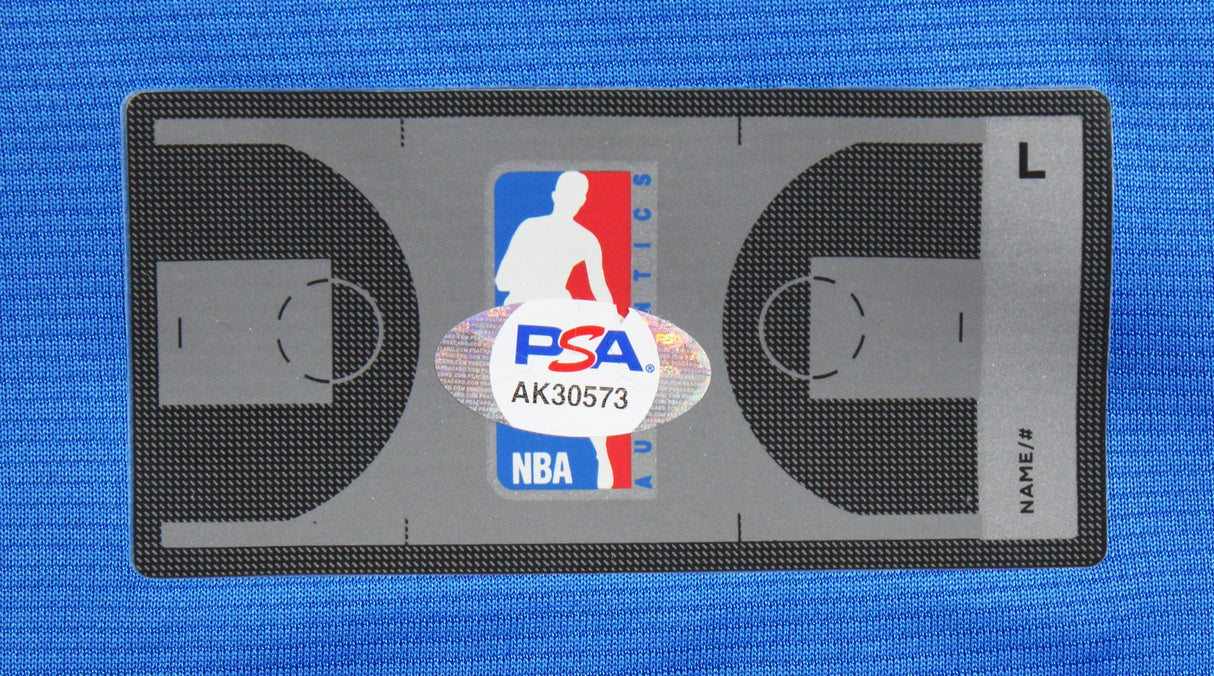 Thunder Enes Kanter Signed Blue Fanatics Swingman Jersey PSA/DNA #AK30573