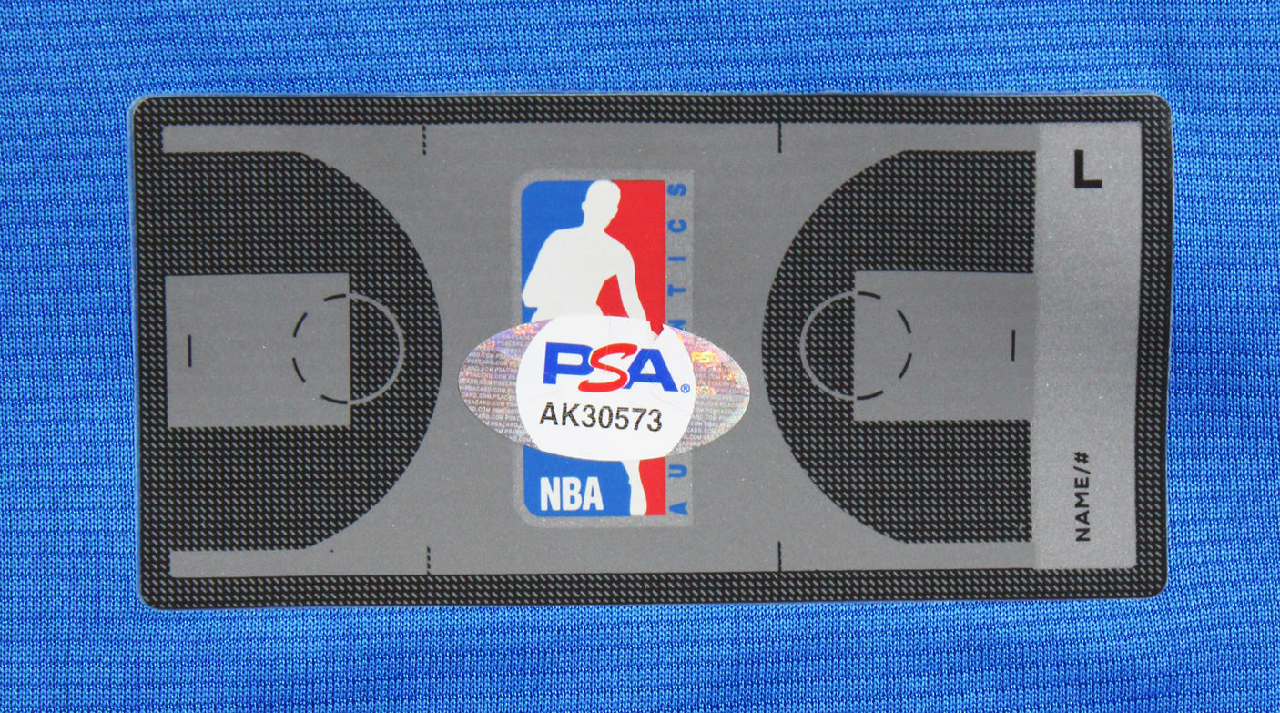 Thunder Enes Kanter Signed Blue Fanatics Swingman Jersey PSA/DNA #AK30573