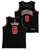 Bulls Alex Caruso Authentic Signed Black Nike Swingman Jersey PSA/DNA #AL51244